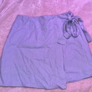 Lilac skirt with bow
